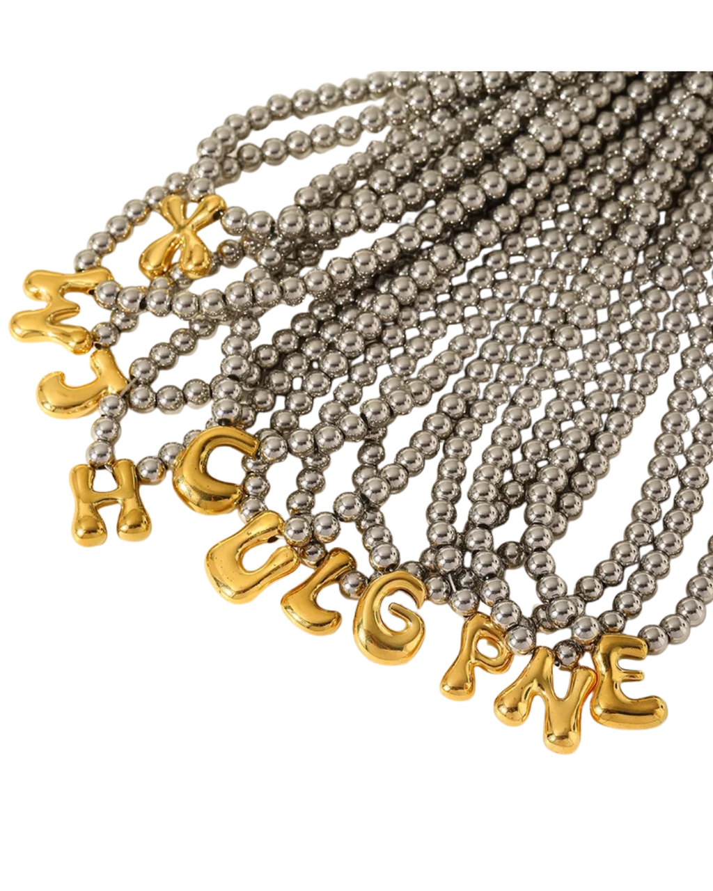 Collar inicial chunky