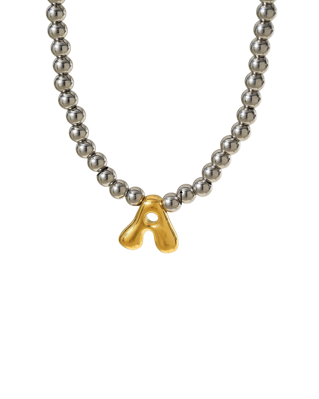 Collar inicial chunky