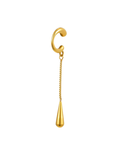 Ear cuff gota dorada