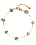 Pulsera piedras gris