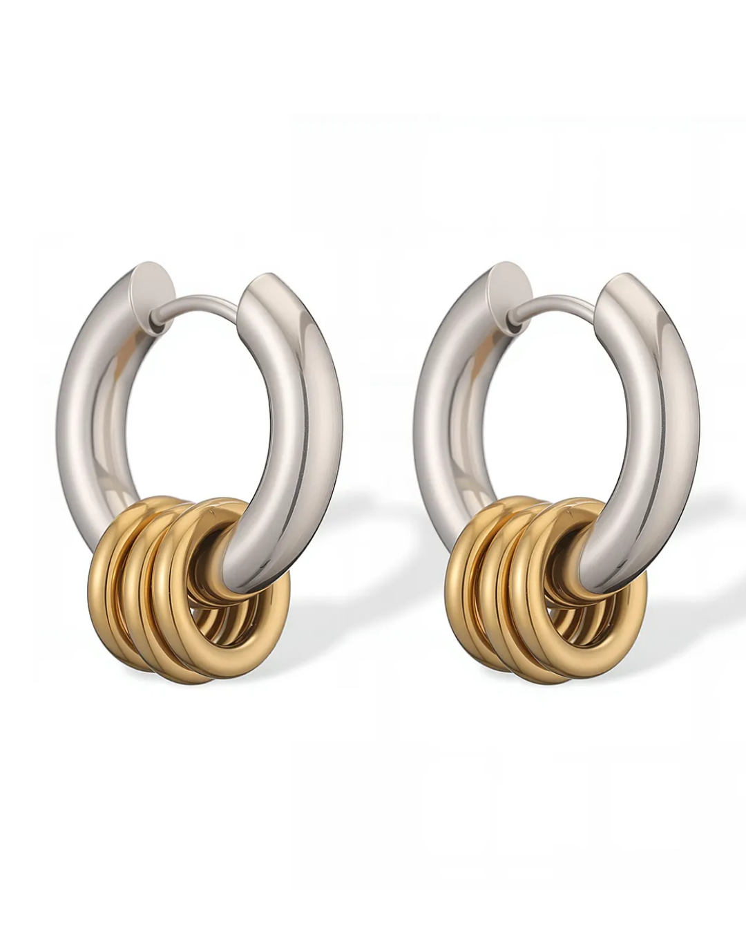 Aretes aritos dorados