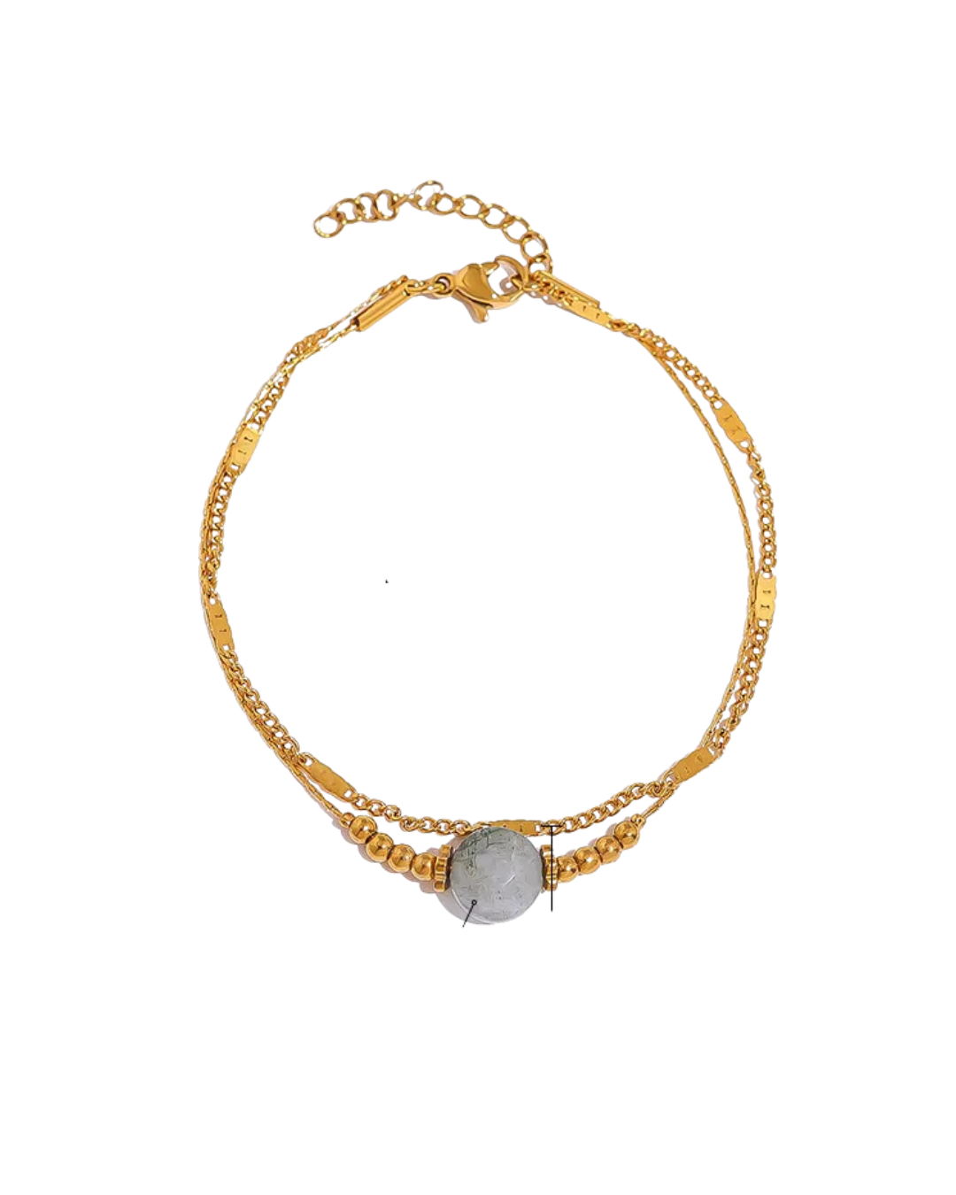 Pulsera piedra solitaria