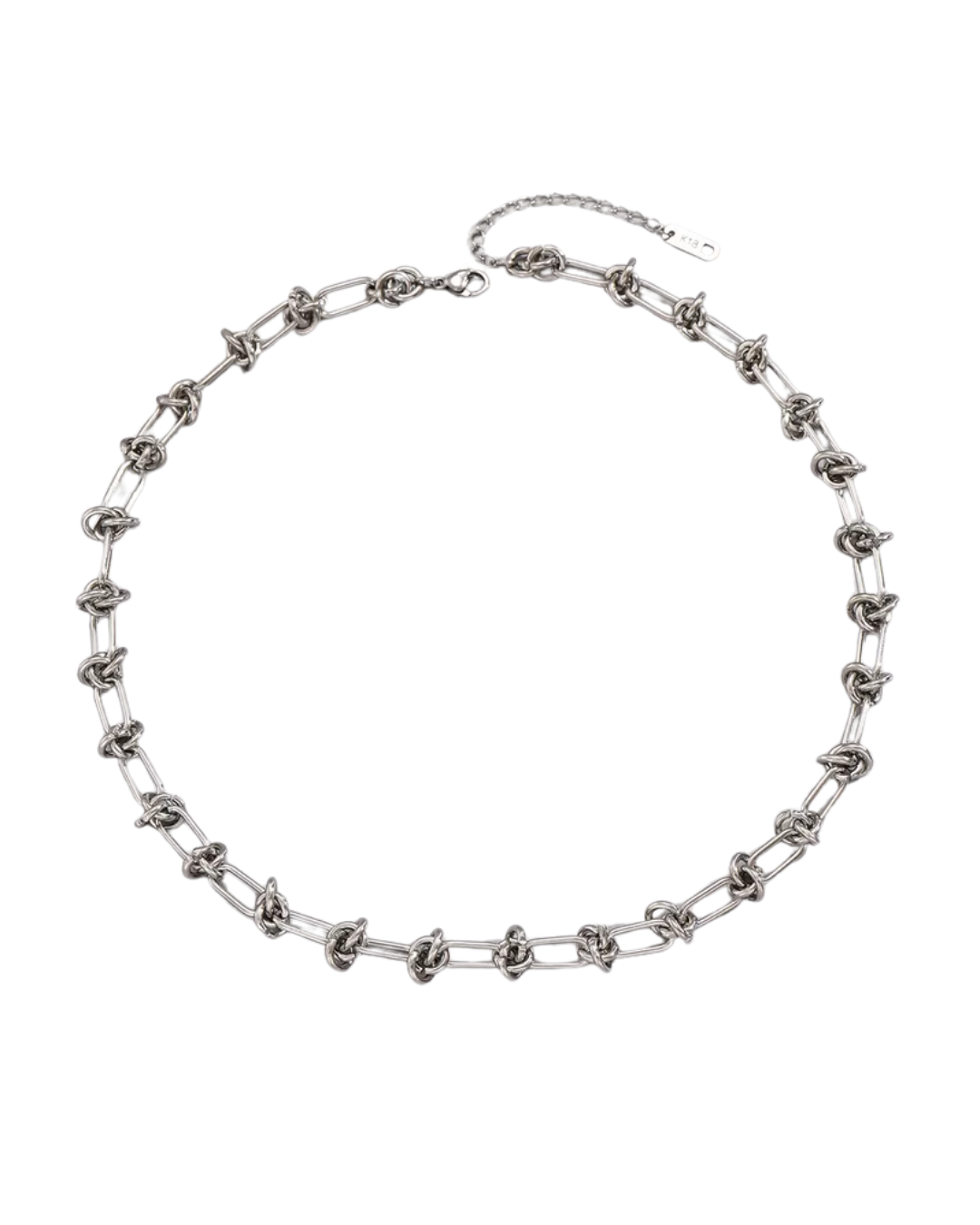 Collar Púas Plateadas